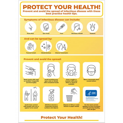 Covid 19 Posters - PROTECT YOUR HEALTH