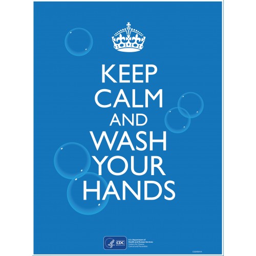 Covid 19 Posters - Keep Calm and Wash Your Hands